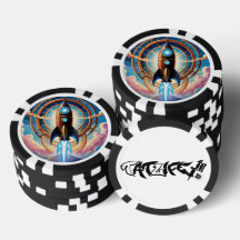 Rocket Ship Poker Chips