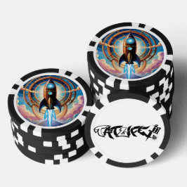 Rocket Ship Poker Chips ポーカーチップ