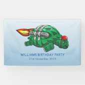 Rocket Turtle Birthday 横断幕 (横)