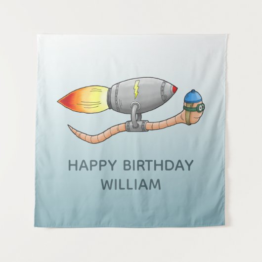 Rocket Worm タペストリー (正面)