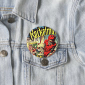 Rocketmanのヴィンテージの漫画 缶バッジ (インサイチュ)