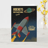 Rockets Departing Daily カード (黄色い花)