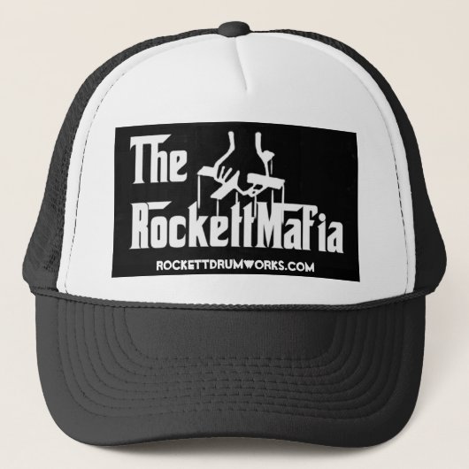 rockettMafia、rockettdrumworks.com キャップ (正面)