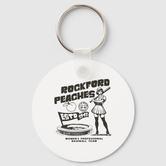 Rockford Peaches Women's Bysebyll Team 1943 -  キーホルダー (正面)
