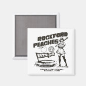Rockford Peaches Women's Bysebyll Team 1943 -  マグネット (正面/裏面)