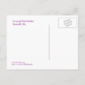 「RockGarden at Inniswood」はがき ポストカード (裏面)