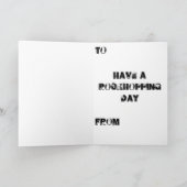 RockHopperのヘッド挨拶状(カスタマイズ可能な) カード (内部)