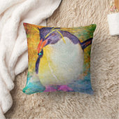 Rockhopper penguin クッション (ブランケット)