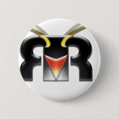 Rockhopper VFXのロゴ 缶バッジ (正面)