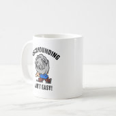 Rockhoundingは容易ではないです コーヒーマグカップ (正面左)