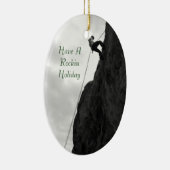 Rockinのクリスマスのオーナメントに上る休日の石 セラミックオーナメント (右)