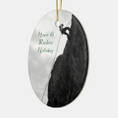 Rockinのクリスマスのオーナメントに上る休日の石 セラミックオーナメント (左)