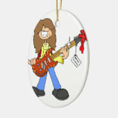 Rockinのクリスマスの男 セラミックオーナメント (左)