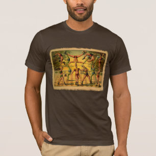 Rockinのサーカスの曲芸師のヴィンテージポスター Tシャツ