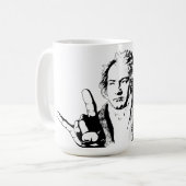 Rockinのベートーベンのマグ コーヒーマグカップ (正面左)