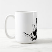 Rockinのベートーベンのマグ コーヒーマグカップ (左)