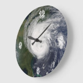 Rockinはハリケーンを好みます ラージ壁時計 (傾斜)