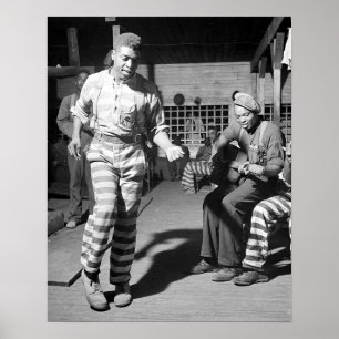 Rockin刑務所1941年。 ヴィンテージの写真 ポスター