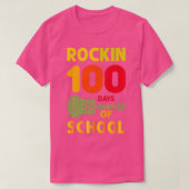 Rockin 100 Days Of School 4 Tシャツ (デザイン正面)