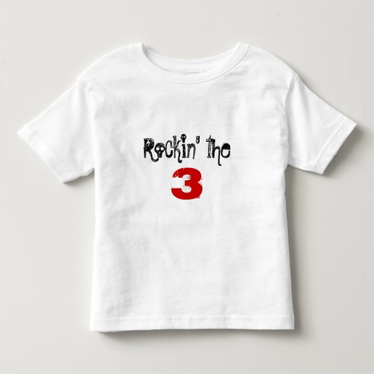 Rockin 3 トドラーTシャツ (正面)