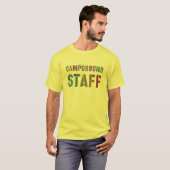 Rockin' CAMPGROUND STAFF Summer Counselor Teacher Tシャツ (正面フル)