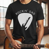 Rockin' Dad Guitar Pick Guitarist Father's Day Tシャツ