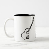 Rockin' Dog Dad Mug ツートーンマグカップ (左)