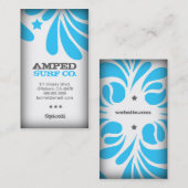 ROCKIN FRESHTASTICの青い名刺 名刺 (正面/裏面)