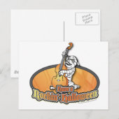 Rockin' Halloween with Mummy on the Upright Bass ポストカード (正面/裏面)