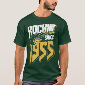 Rockin' Since 1955 Vintage Rock Music Fan 67th Bir Tシャツ