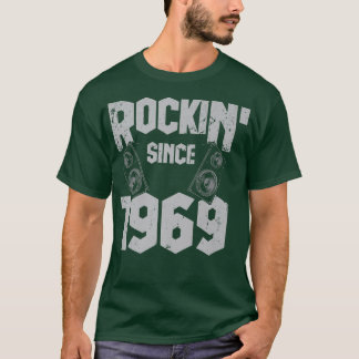 Rockin' Since 1969 Vintage Rock Music Fan 53th Bir Tシャツ