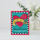 Rockin' Tattoo "Save the Date"ポストカード 案内ポストカード (スタンド正面)