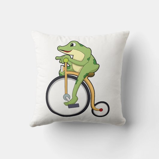 Rocking at Circus with Bicycle.PNG クッション (裏面)