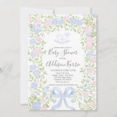 Rocking horse baby shower invitation 招待状 (正面)