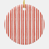 Rocking Horse Baby's First Christmas Holiday セラミックオーナメント (裏面)