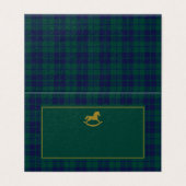 Rocking Horse Classic Luxury plaid Place cards (外部フラット)