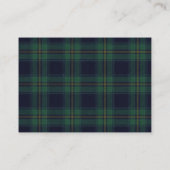 Rocking Horse Plaid Baby Shower Books for Baby エンクロージャーカード (裏面)