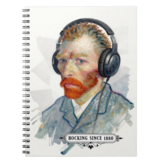 Rocking Vincent since 1880 Notebook Journal ノートブック (正面)