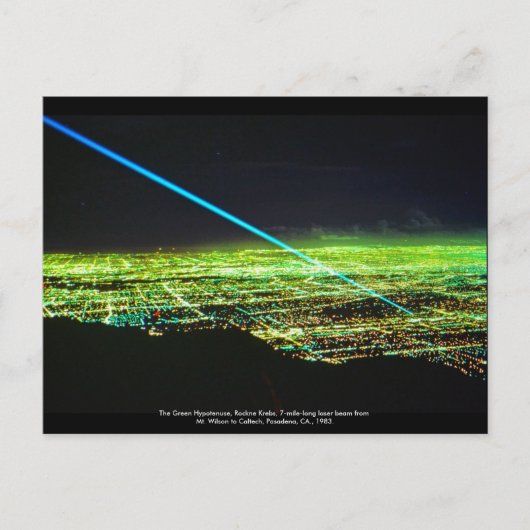 Rockne Krebsポストカードによるレーザー彫刻 ポストカード (正面)