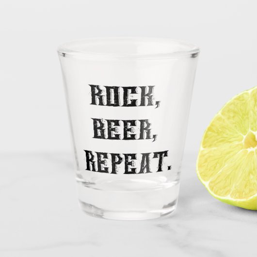 Rock'n'Roll ショットグラス (正面)