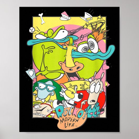 Rockos Modern Life Hilarious Squad Retro ポスター (正面)