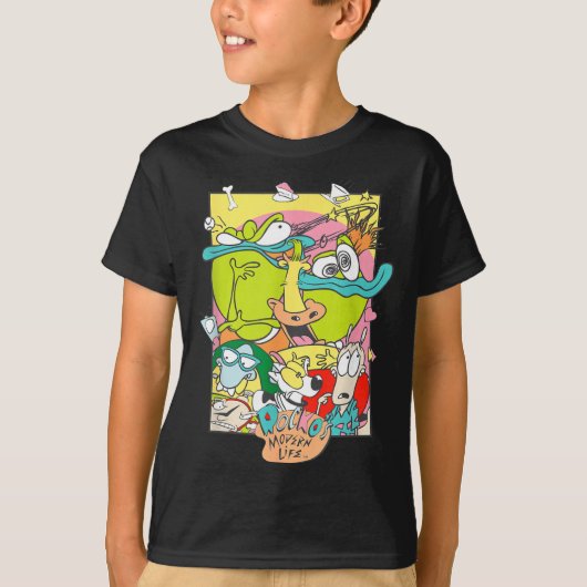 Rockos Modern Life Hilarious Squad Retro Tシャツ (正面)