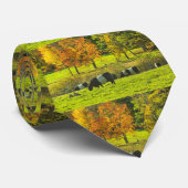 Rockportメインの農場のギャロウェーベルトを付けられた牛 ネクタイ (ロール)