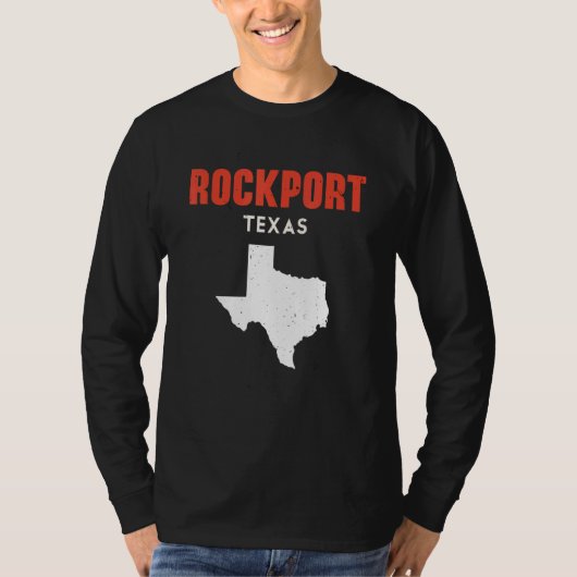 Rockport Texas USA State America Travel Texas Tシャツ (正面)