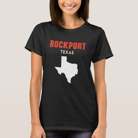 Rockport Texas USA State America Travel Texas Tシャツ (正面)