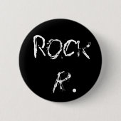 RockrボタンPin 缶バッジ (正面)