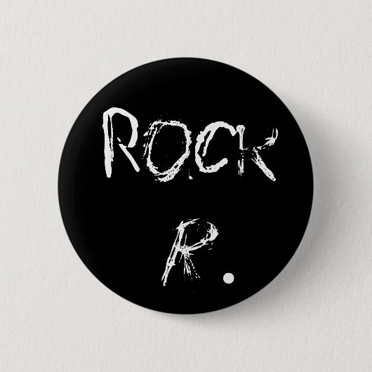 RockrボタンPin 缶バッジ (正面)