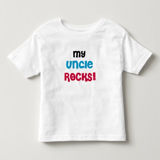 Rocks私の叔父さん トドラーTシャツ (正面)