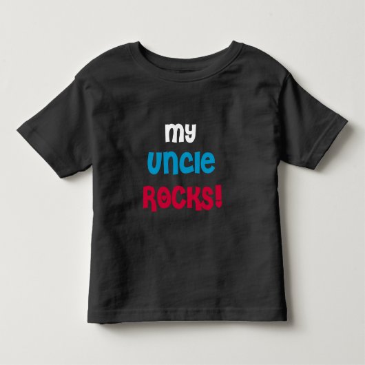Rocks私の叔父さん トドラーTシャツ (正面)