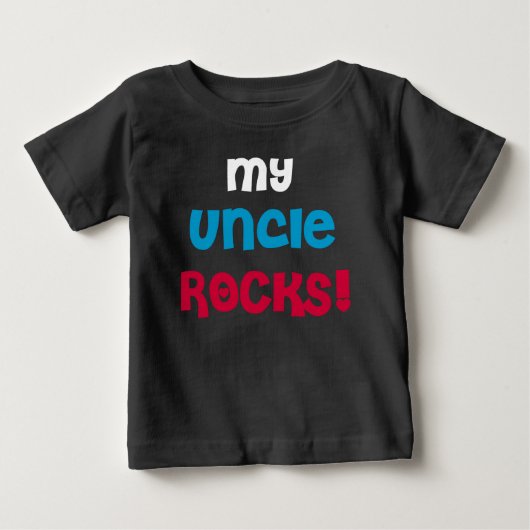 Rocks私の叔父さん ベビーTシャツ (正面)